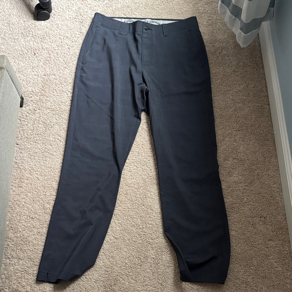 Callaway Men's Dark Gray Dress Pants